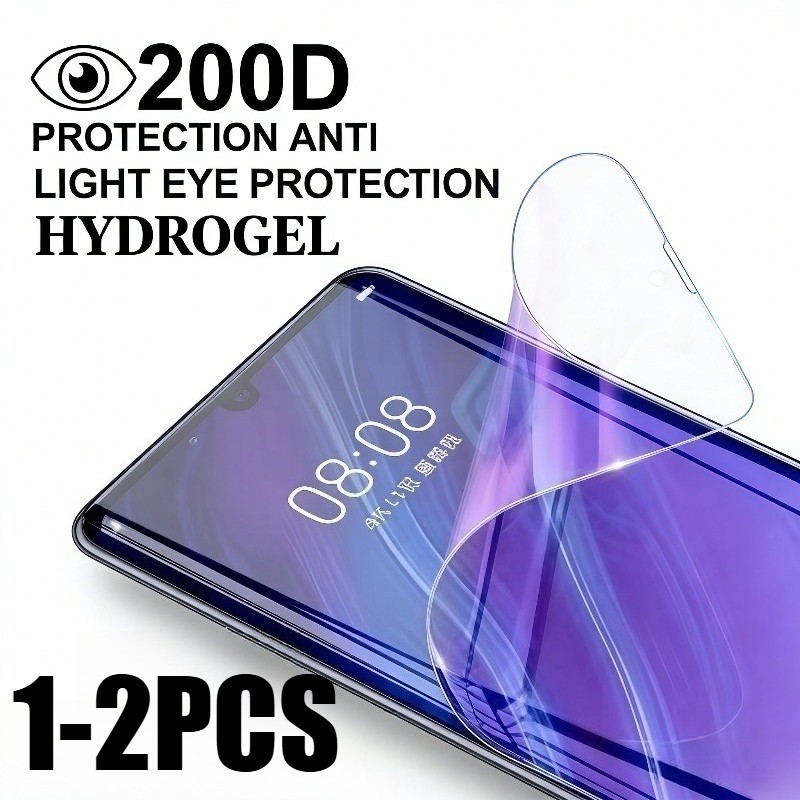 1-2 ชิ้นคลุมทั้งหมด Anti Blue Light Soft Hydrogel ฟิล์มสําหรับ Oppo A6 A6c A6s A6t A6v A6x A6i + Max