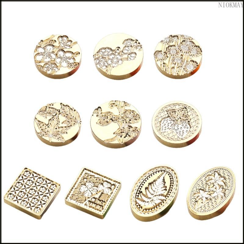 NIOK Wax Stamps Little Daisy Flower Sealing Wax Stamp for Envelope Wedding Decor