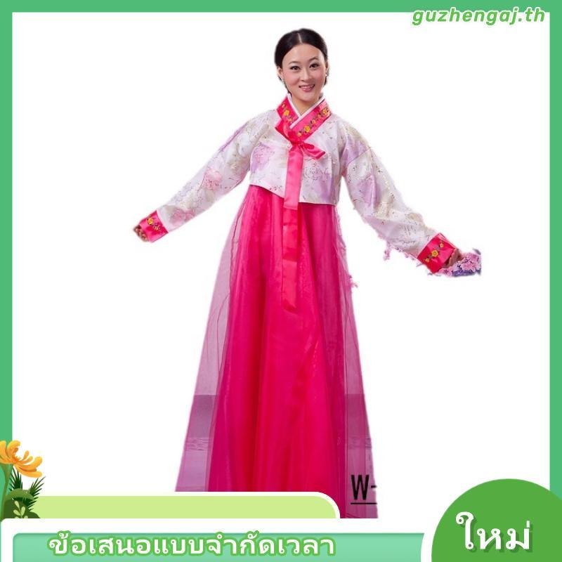 Cabeza ชุดเต้นรํา แบบดั้งเดิม เกาหลี เย็บปักถักร้อย เกาหลี ชุดฮันบก เครื่องแต่งกาย การแสดงเต้นรํา Da