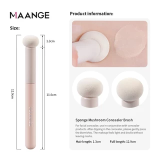 MAANGE ความต้องการ แปรงแต่งหน้าขนแปรงนุ่มรอบริมฝีปากมืออาชีพฟองน้ําคอนซีลเลอร์ชุดแปรง