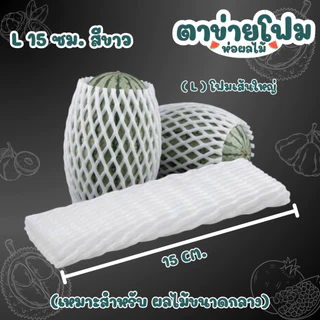 ยกถุง 1000ชิ้น ตาข่ายโฟมห่อผลไม้ กันกระแทก มีหลายไซส์ S / L