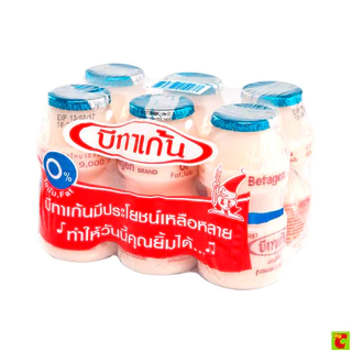 บีทาเก้น นมเปรี้ยวโยเกิร์ตพร้อมดื่ม พร่องมันเนย 85 มล. แพ็ค 6