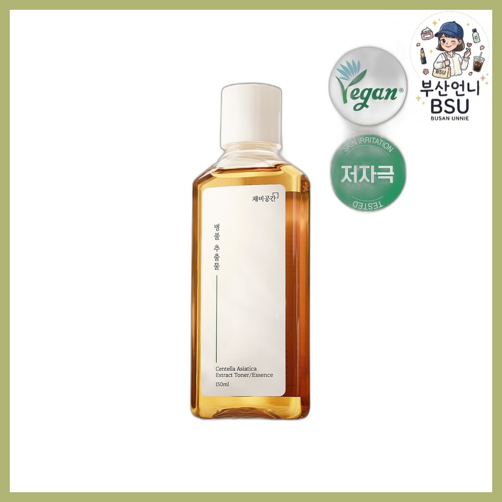 [daiso] Chaebi Gonggan Centella Asiatica Extract Vegan Toner, 150ml, 1pc / Korean Toner / Centella E