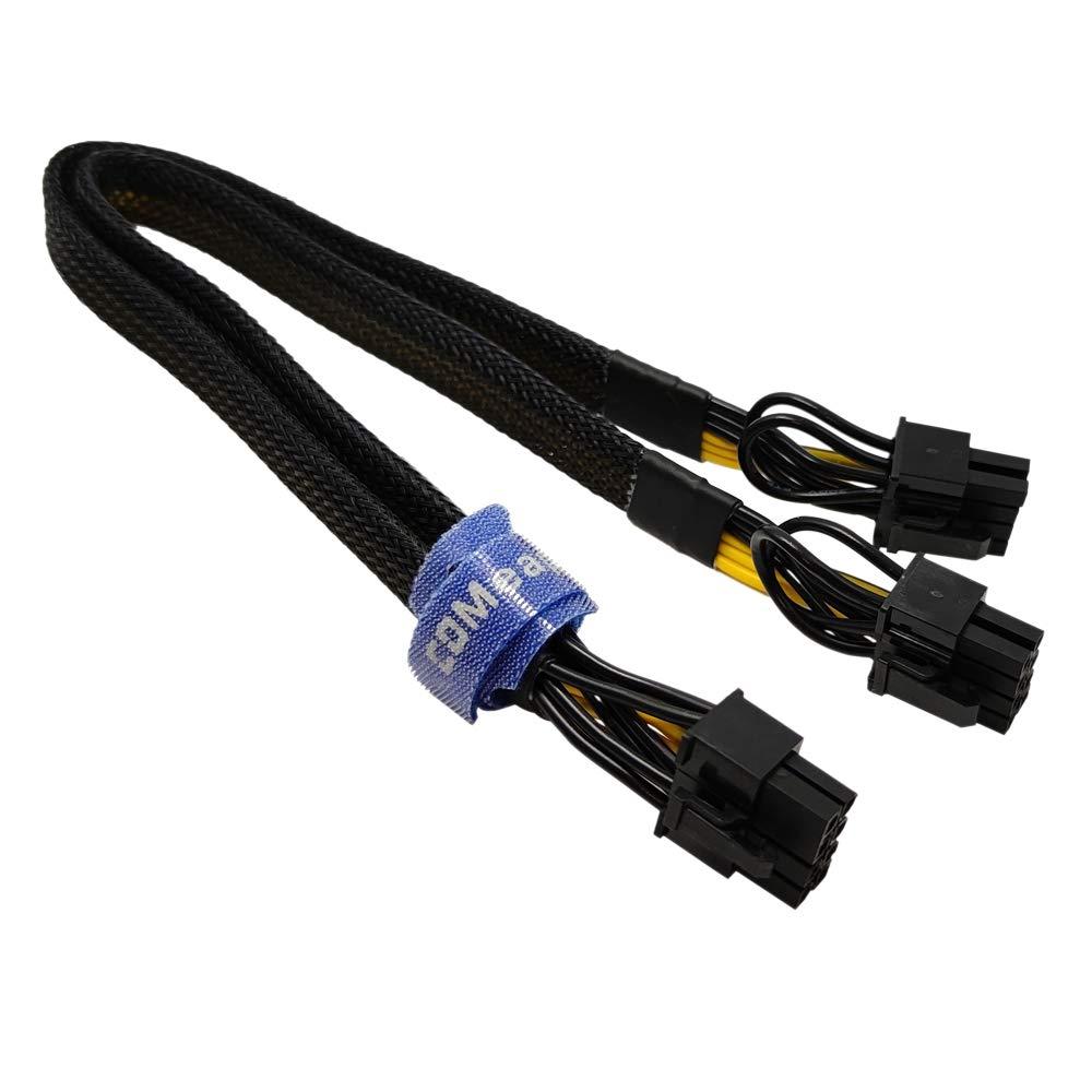 COMeap GPU สายไฟสําหรับ Dell T3600 T3610 T5600 T5610 T7600 T7610 5810 T5810 T7810, 8 Pin PCIe ถึง Du