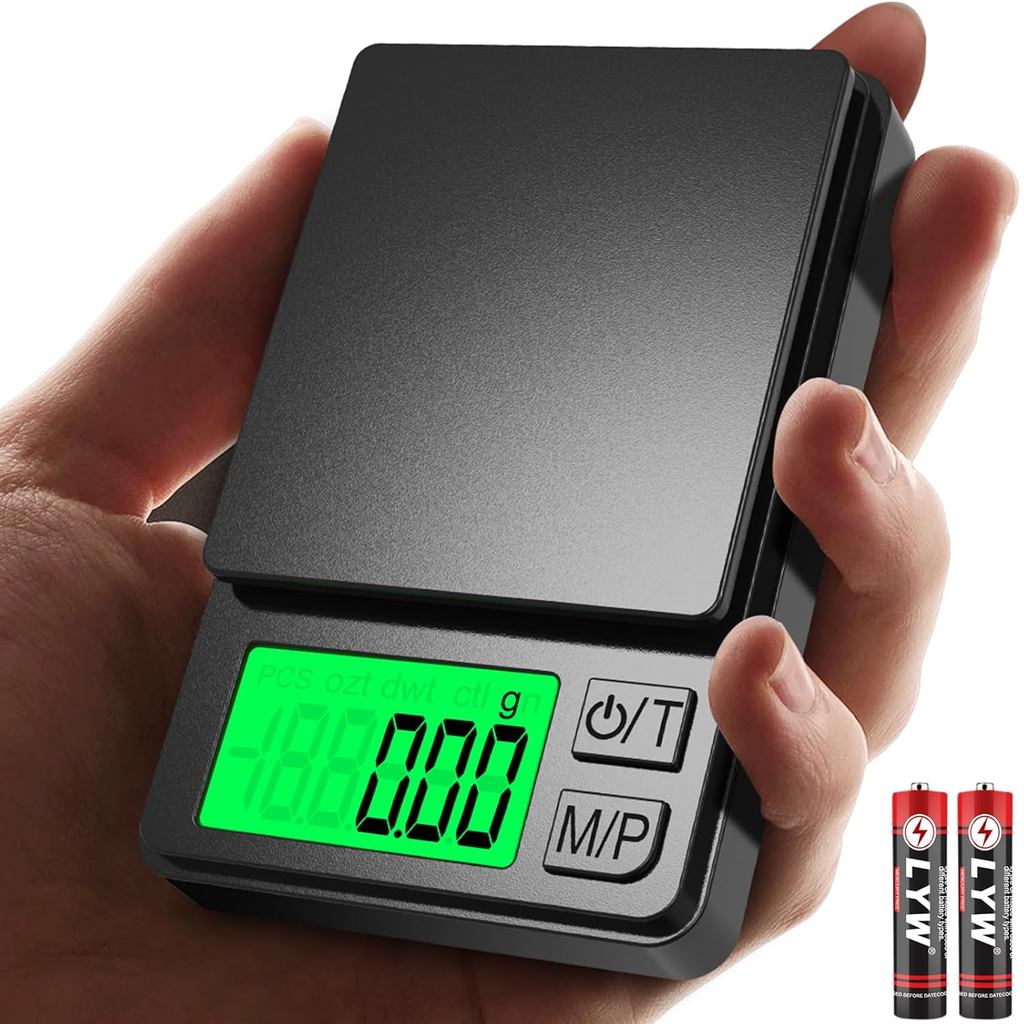 Mik-Nana Small Pocket Scale, 300g/ 0.01g Digital Gram Weight Scales, Precision Lab Scales Digital We