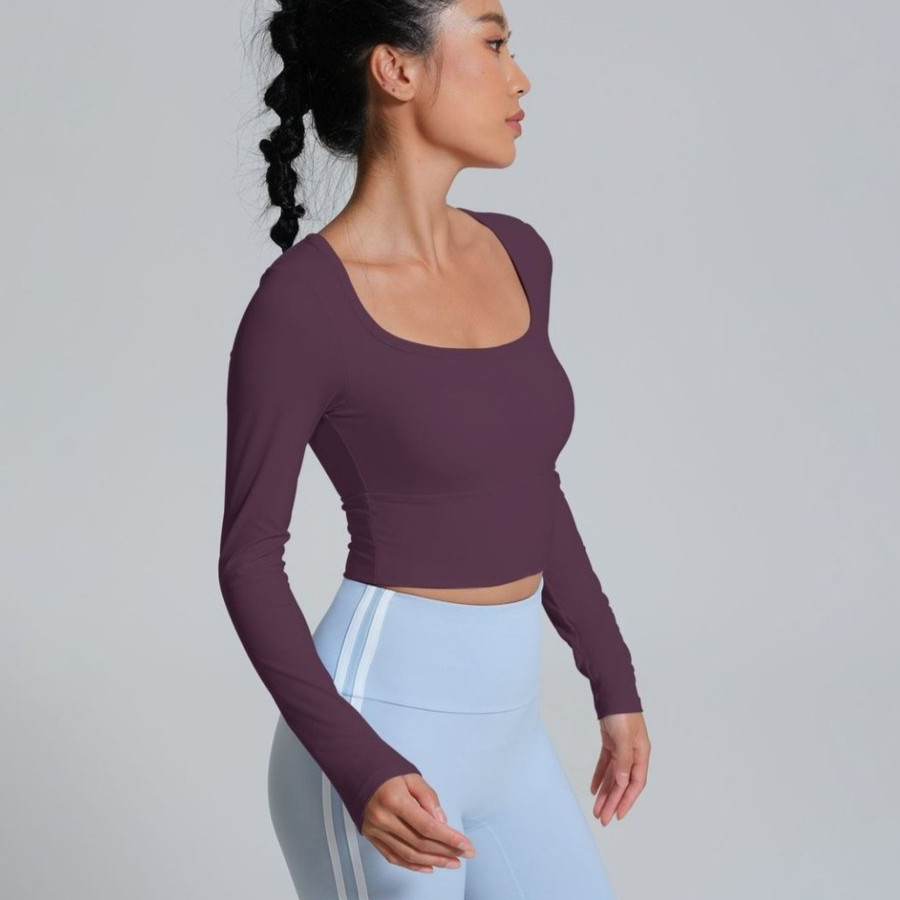 【LASYYOGA】เบาะคงที่สำหรับโยคะ แขนยาว ระบายอากาศได้ดี เหมาะสำหรับการออกกำลังกายในฟิตเนส