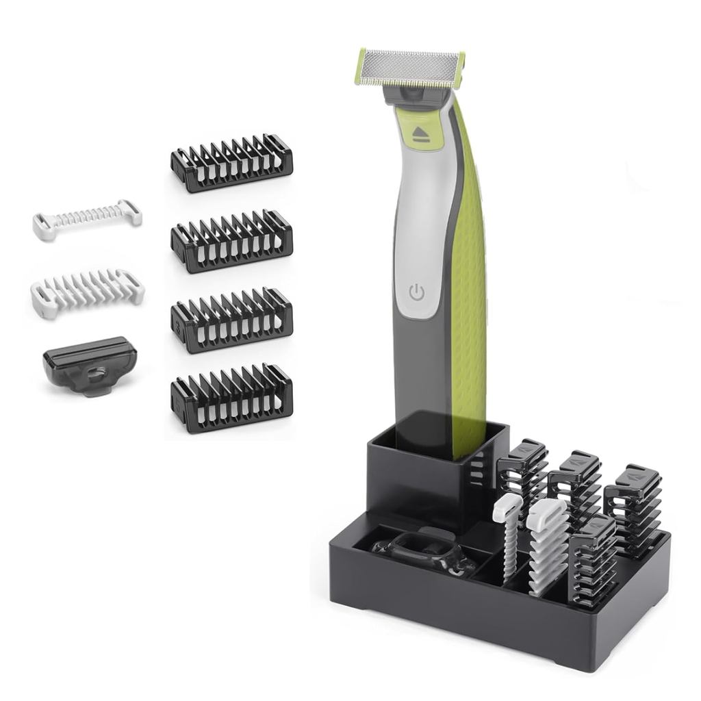 คู่มือยามพร้อมขาตั้ง1/2/3/5 มม., Skin & Body Combs Replacement Fit สําหรับ O Blade QP2724, QP2834, Q