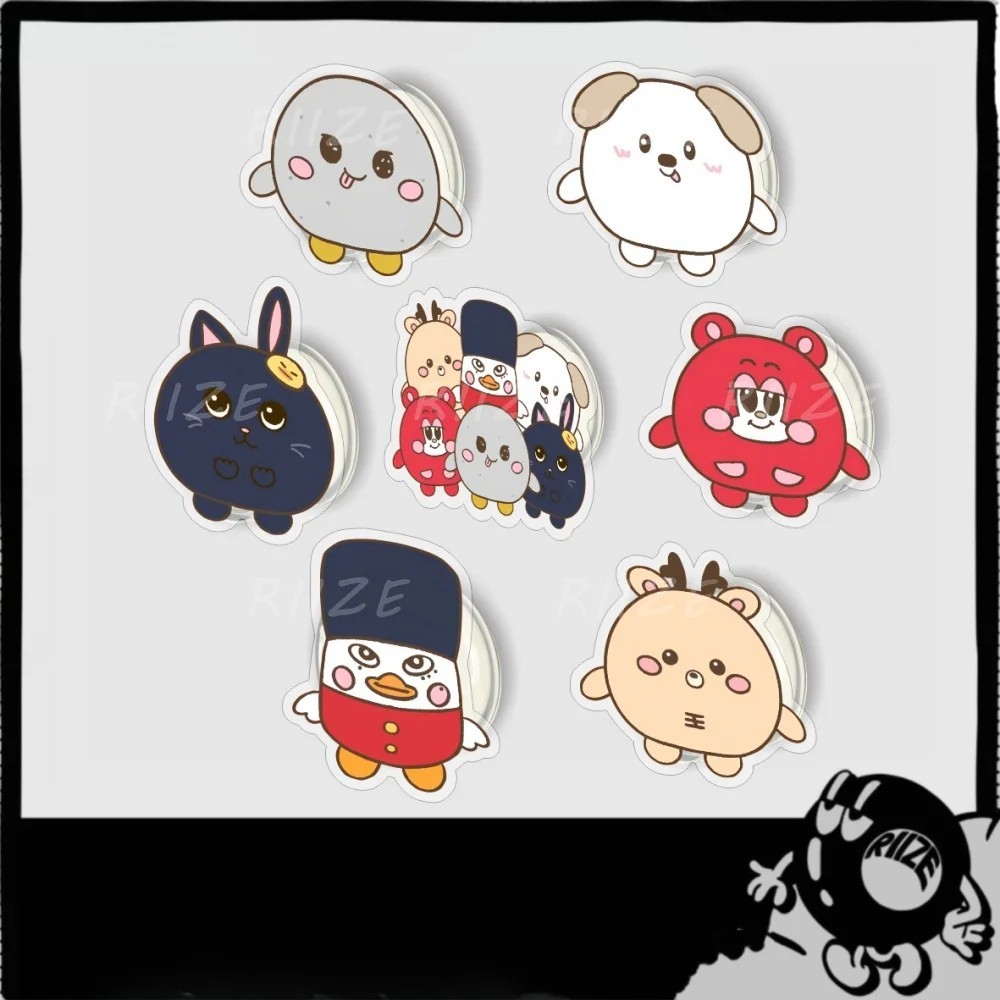 Griptok RIZE ที่วางโทรศัพท์ Kpop Wonbin Anton Shotaro Eunseok Sungchan Sohee Seunghan น่ารัก Popsock