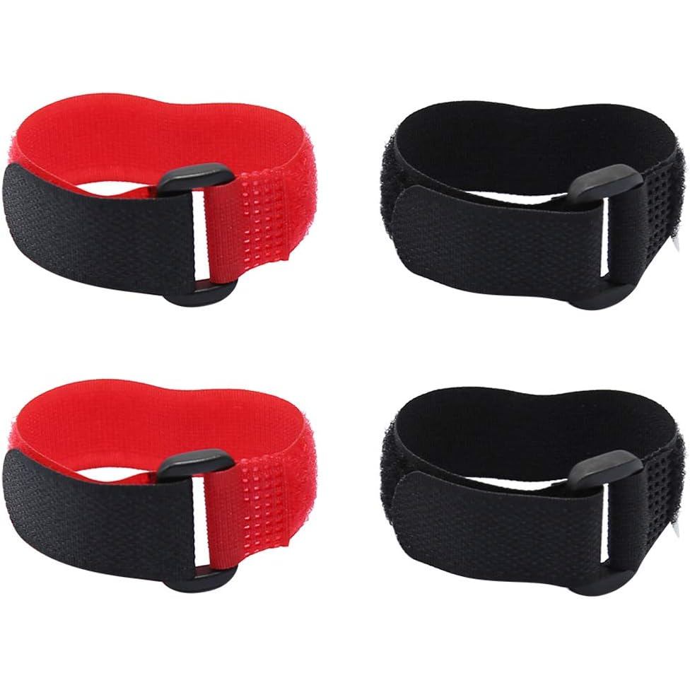 4 ชิ้น - Velcor Nylon No Crow Rooster Collar - Anti Crow Noise Neck Belt for NO Crow Collar Roosters