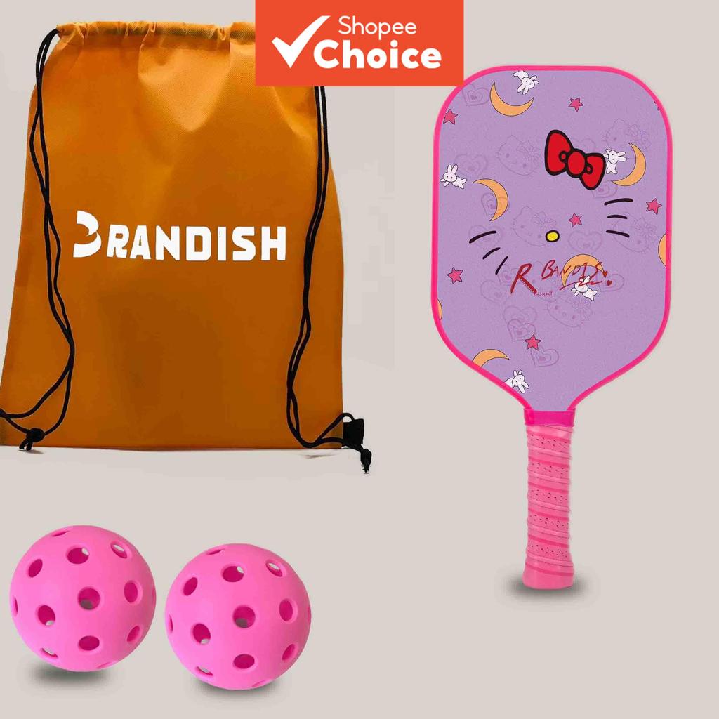 ไฟเบอร์กลาสหนา Pickleball Paddle ชุดกีฬากลางแจ้งในร่ม, 16 มม