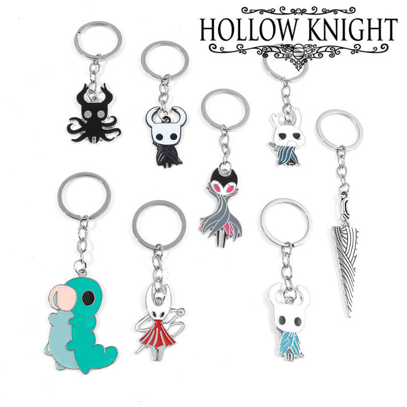 เกม Hollow Knight THK PV Hornet คอสเพลย์พวงกุญแจ Kawaii จี้ Key Chain กระเป๋าอุปกรณ์เสริมเครื่องประด