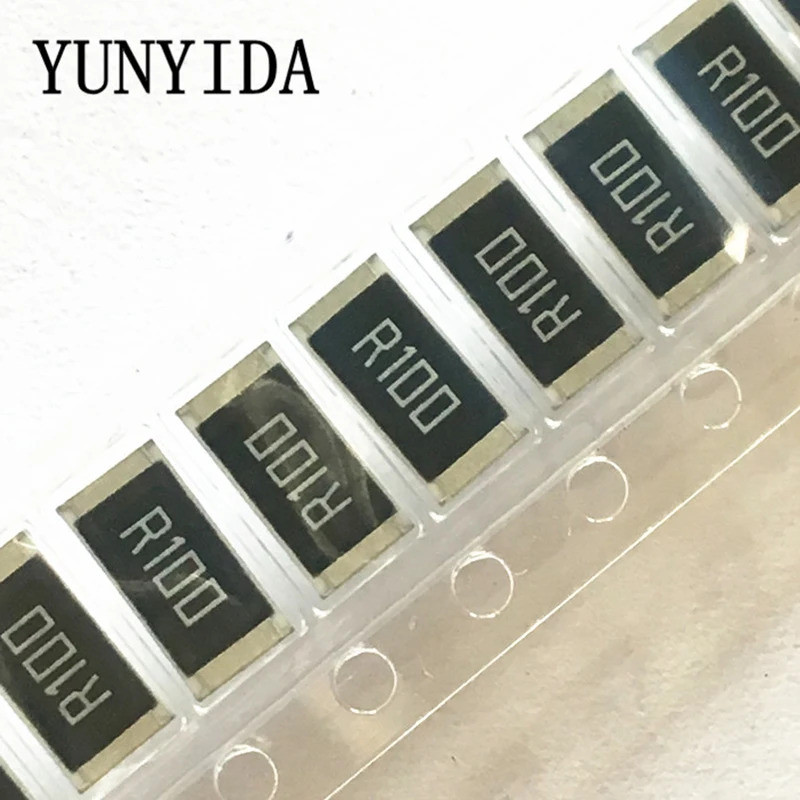 50 ชิ้น 2512 ตัวต้านทาน SMD 1W 1% 0.1 R 0.1 Om R100 R010 R020 R050 R100 R200 R220 R220 R330 R470 R50