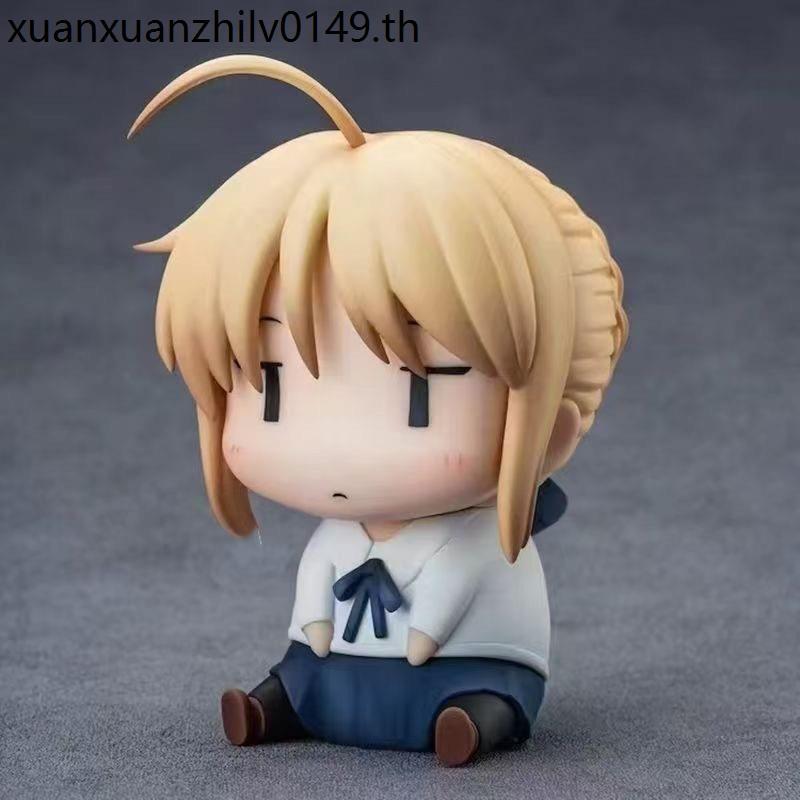 Cross-Border รุ่น Q ท่านั่ง Saiba ตลก Face Fate/stay night UBW saber เครื่องประดับรูปสองมิติ