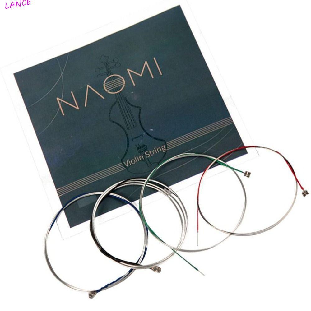 LANCE 1 ชุด Fiddle String, เปลี่ยน G D a & E Strings Naomi ไวโอลิน String, อุปกรณ์เสริมไวโอลินสายนิก