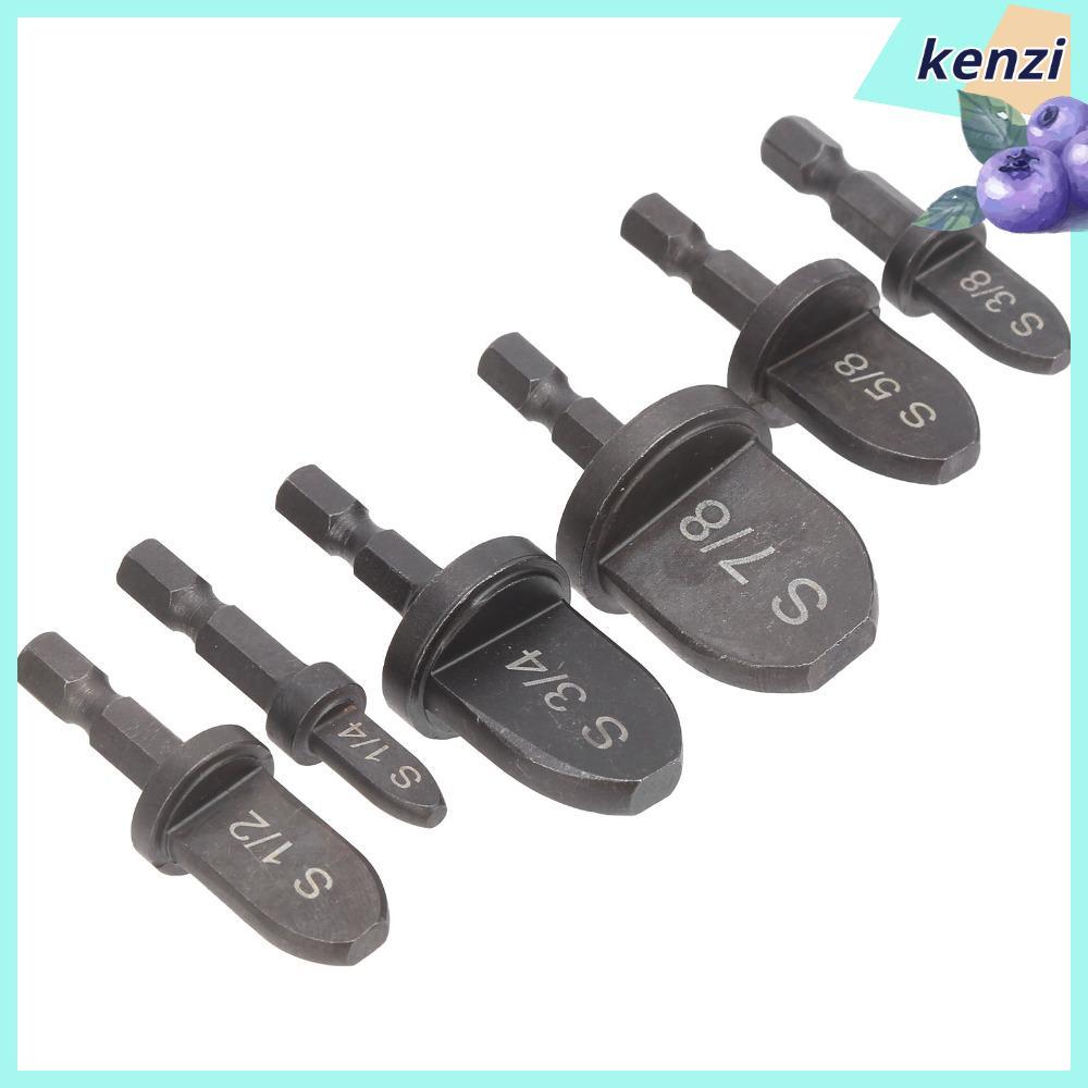 KENZI 6 ชิ้น HVAC Swaging เครื่องมือ, 1/4 "ถึง 7/8 "Bits ท่อทองแดงอ่อนท่อทองแดง Expander, แบริ่งเหล็
