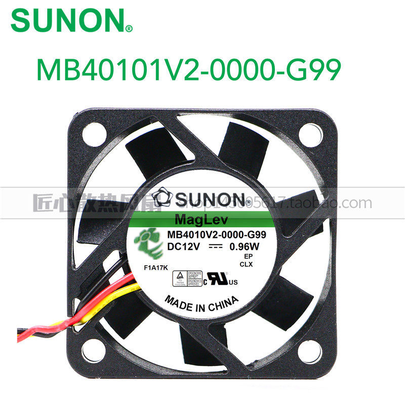 [หม้อน้ําขายร้อน] MB40101V2-0000-G99 เดิมที่ถูกต้อง 4010 12V 0.96 W 4CM Magnetic Levitation พัดลมเงี
