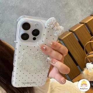 เหมาะสำหรับ IPhone 13 17 16 12 15 11 14 Pro Max 15 11 Pro 15 Plus 14 Plus 16 Plus เคสโทรศัพท์ลายจุดเรียบง่าย ดูดีมีสไตล์