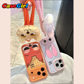 เคสไอโฟน IPhone 15 16 17 11 13 14 12 Pro Max 14 16 15 Plus 13 11 16 15 12 Pro จูดี้ คู่รัก เคสใหม่ ครอบเต็ม