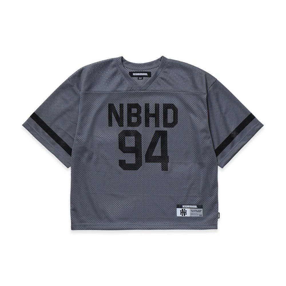 NEIGHBORHOOD Hockey V-Neck SS Gray 251UNNH-CSM01 Unused