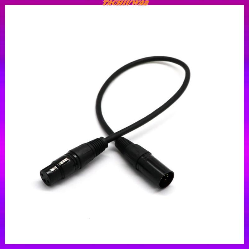 [Tachiuwa2] 1.6ft 5-Pin Male to 3-Pin Female XLR Plug DMX Adapter Controller 22AWG