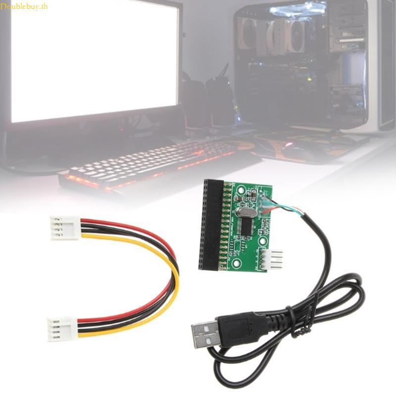 Doublebuy 3 5 นิ้ว Floppy Drive Connector 34Pin 34P ถึง USB Cable Adapter PCB Board พร้อมสายไฟ USB ถ