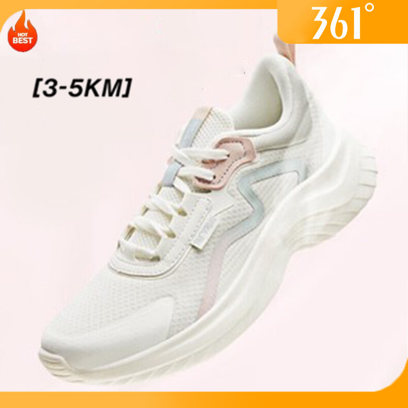 361 Degrees Softflow รองเท้าวิ่งผู้หญิง น้ำหนักเบา ระบายอากาศ นุ่มสบาย รองเท้าเดินออกกำลังกาย 682232210