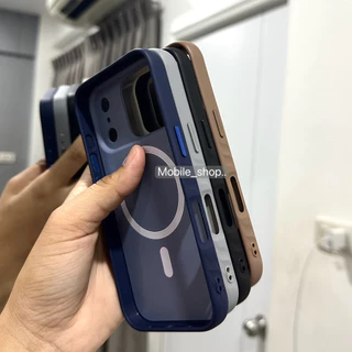 🔥มีส่งด่วน ในกทม.🔥 เคสซิลิโคนแบบผิวสัมผัสสบายมือ Magnetic สีด้านเรียบ สำหรับไอโฟน 11-17Promax