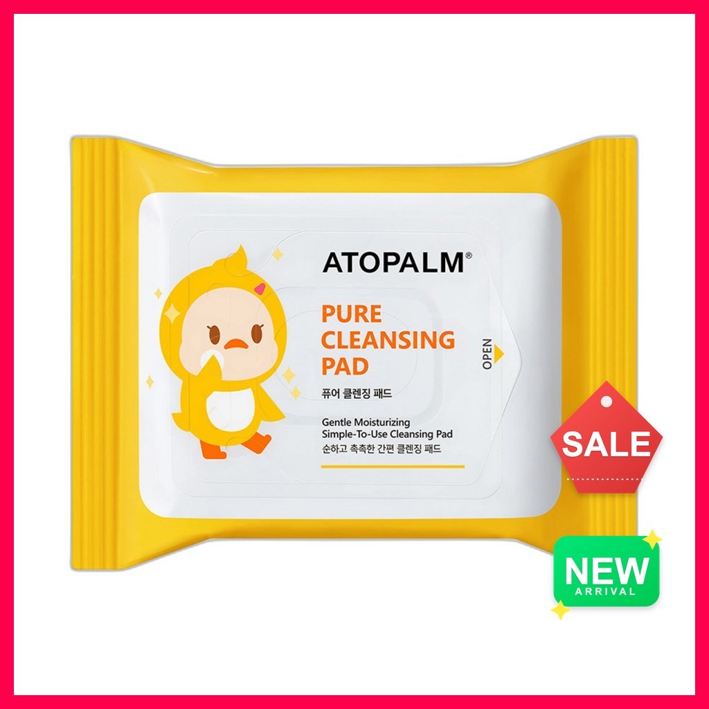 [atopalm] Pure Cleansing Pad, 62g, 30pcs / Korean Cleansing Pad / Gentle Makeup Remover / ของแท้ 100