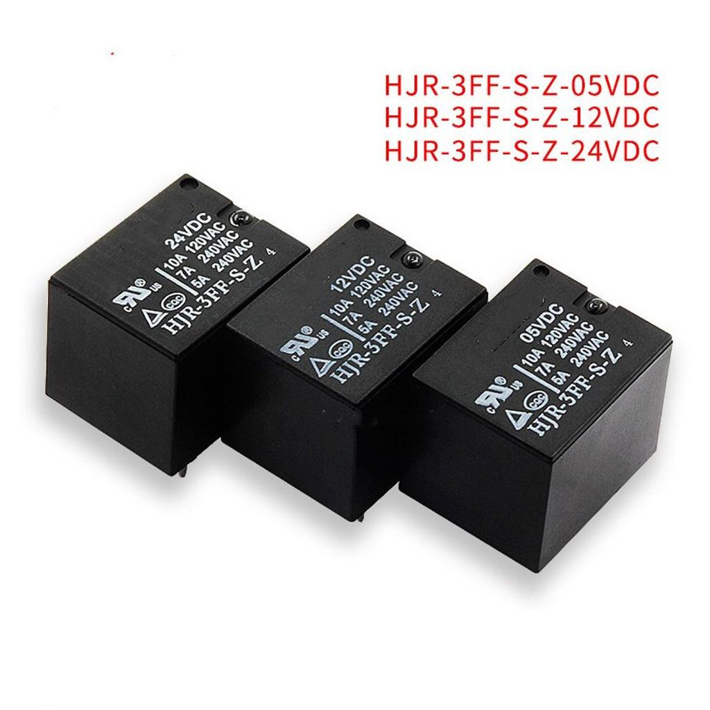 10 HJR-3FF-SZ 05VDC 12VDC 24VDC 5-Pin 10A T73 รีเลย์