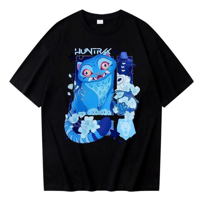 CODBaju Kaos KPop Demon Hunters Derpy Tiger 2025 ภาพยนตร์ใหม่ Harajuku O-คอ Casual เสื้อยืดแฟนของขวั
