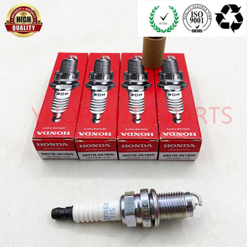1 ชิ้น/4 ชิ้นของแท้ญี่ปุ่น 9807B-561BW สําหรับ HONDA CIVIC 1.8 CRV 2.0 SPARK PLUG IZFR6K11S RRTL