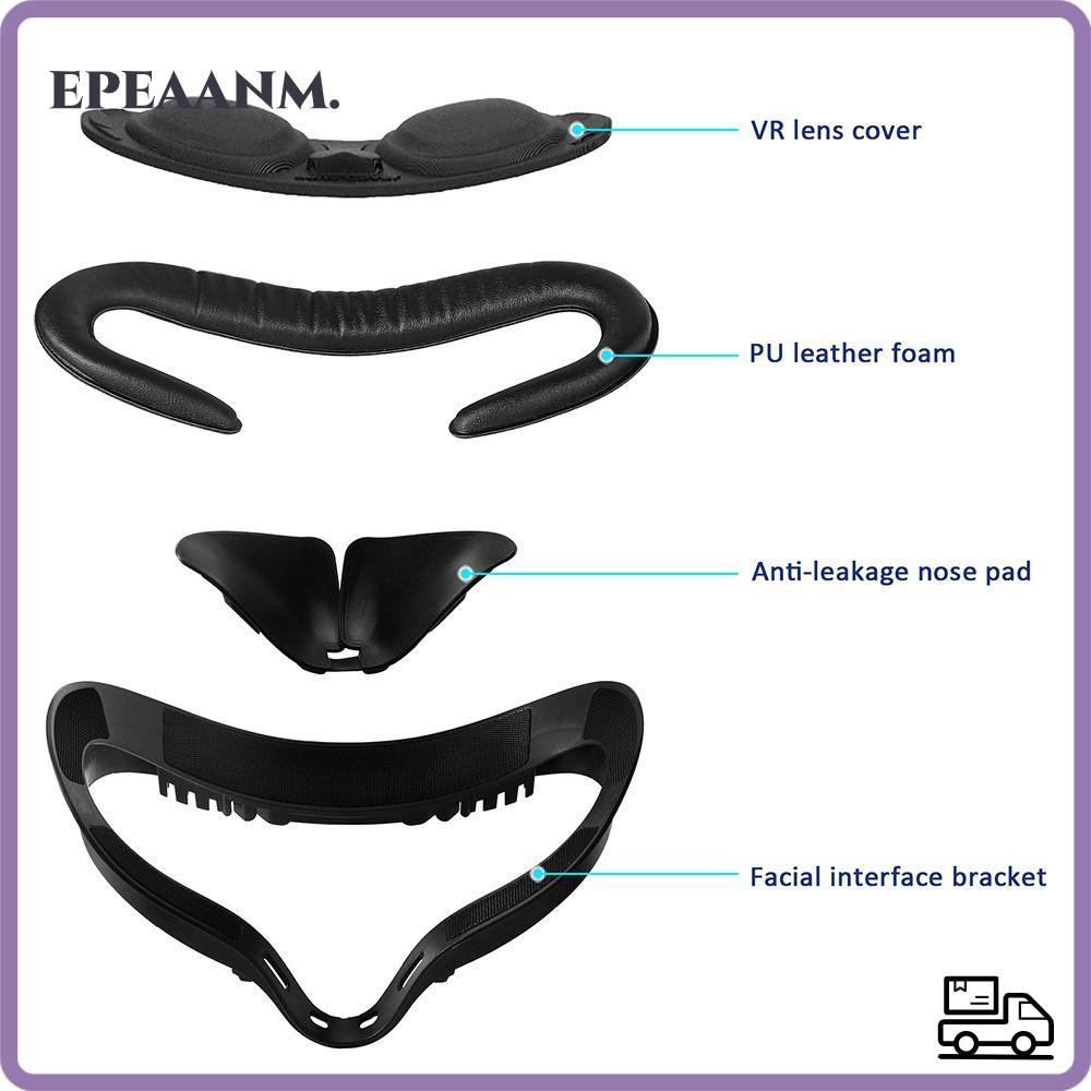 EPEAA VR Facial Cover แผ่นจมูกกันเหงื่ออะไหล่แผ่นรองเบาะรองนั่งสําหรับ Quest2