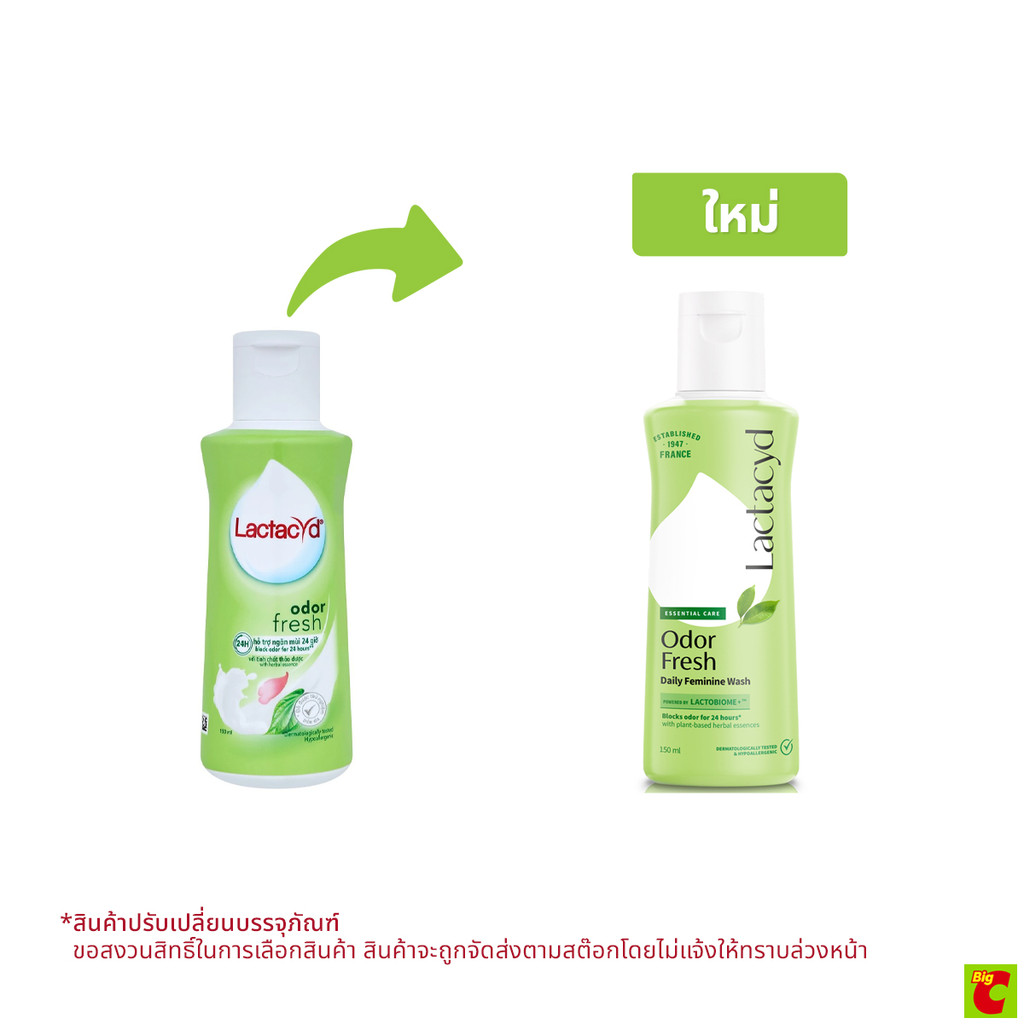 แลคตาซิด ผลิตภัณฑ์ทำความสะอาดจุดซ่อนเร้น สูตรออล เดย์ เฟรช 150 มล.