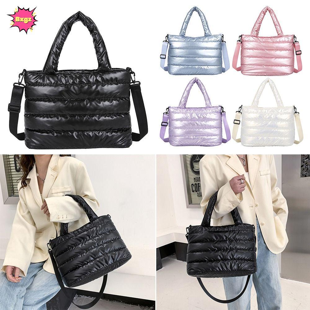 INNICE Quilted Puffy Handbag Crossbody Handbag Lightweight School Travel Shoulder Bag