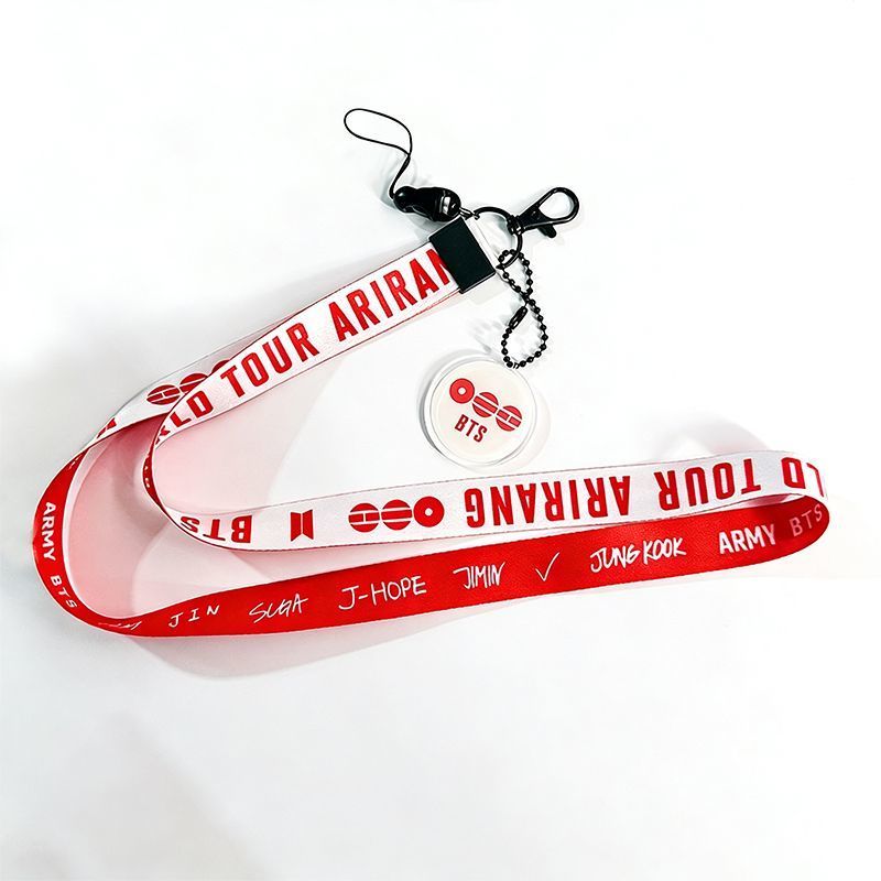 Kpop BTS Idol อัลบั้มสินค้า ARIRANG โทรศัพท์มือถือ Lanyard ของขวัญวันเกิด