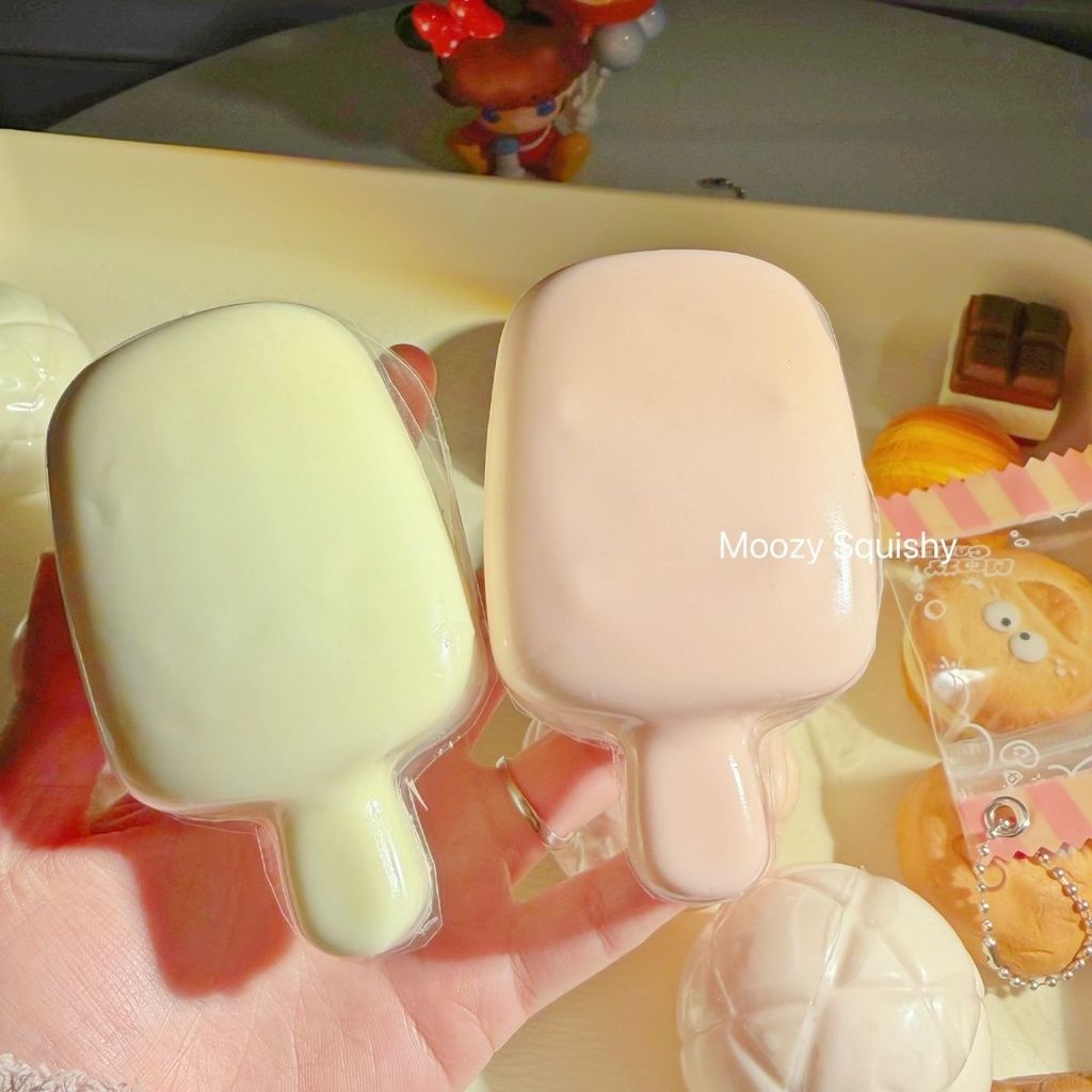 ของเล่นกดอ่อนสตรอว์เบอร์รีไอศรี กลุ๊กยางยืด ฟองลูกแก้ว แก้เครียด บรรเทาความกดดัน