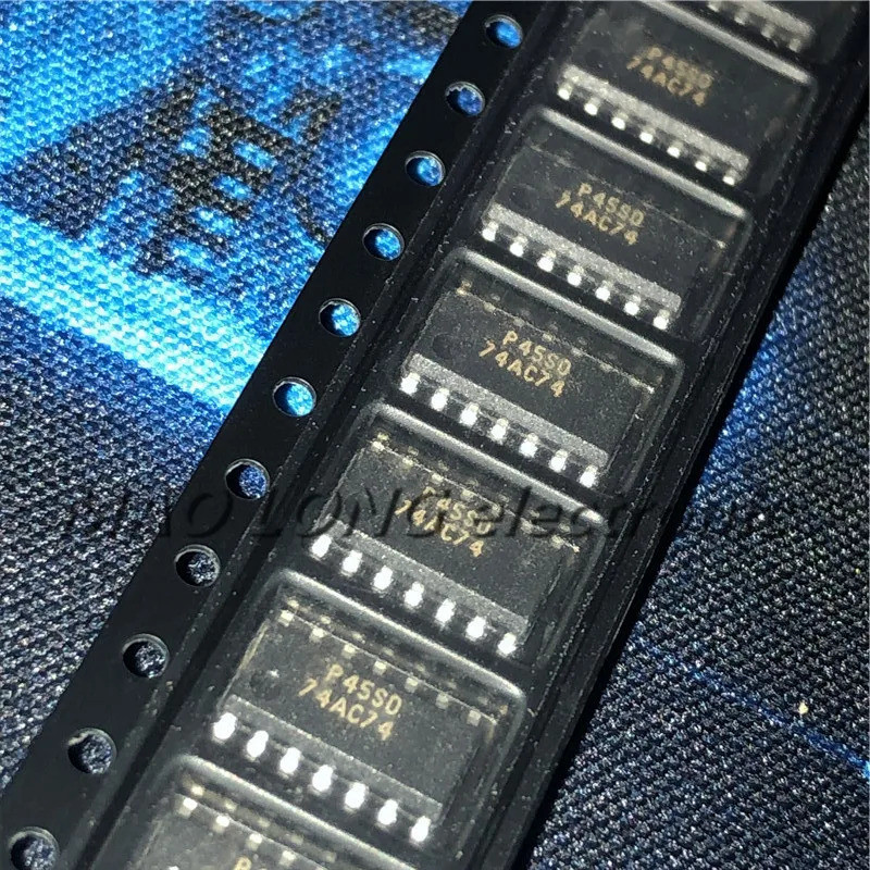 10PCS/50PCS 74AC74SCX SOP-14 74AC74 74AC74SC SOP14 SOP ในสต็อกของแท้ 3.9 มม.logic IC VQIA