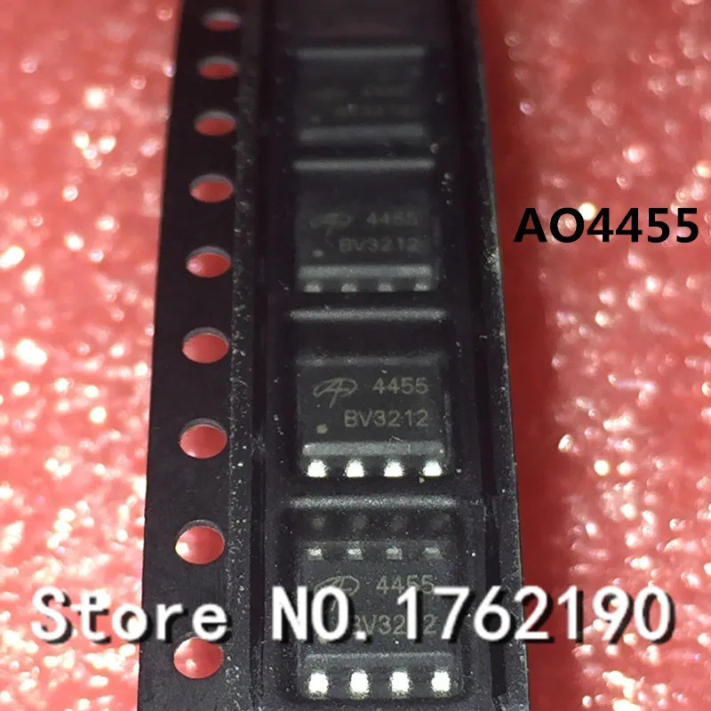 10 ชิ้น/ล็อต AO4455L AO4455 4455 SOP-8 ยี่ห้อใหม่ P-channel Field Effect MOS หลอด -30 V -17A SGKD