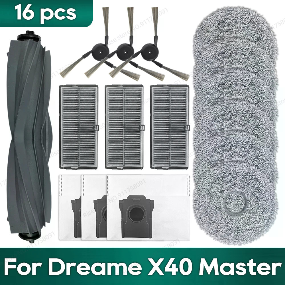 เข้ากันได้กับ Dreame L40 Ultra Gen 2 / L40 Ultra / X40 Master / X40 Ultra อุปกรณ์เสริมอะไหล่ทดแทน