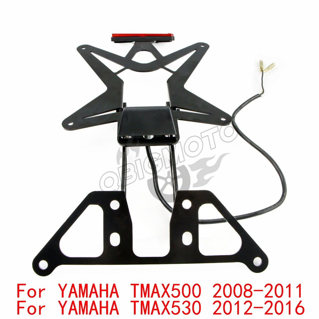 ด้านหลังป้ายทะเบียน Hugger Mudguard สําหรับ YAMAHA TMAX500 2008-2011 TMAX530 2012-2016 TMAX 500 530 