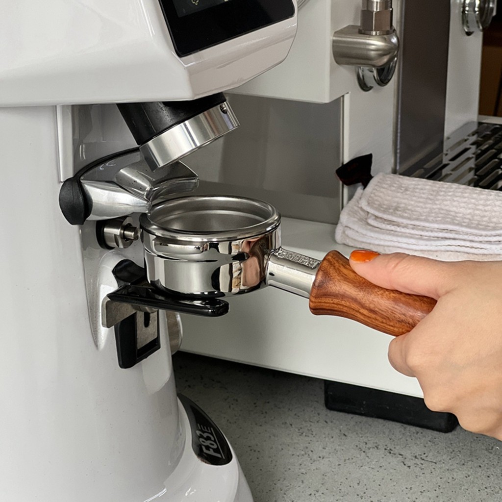 [คลังสินค้าพร้อม] Coffee Bottomless Handle Hot Mom E61 Italian Coffee Machine Handle Accessories 58m