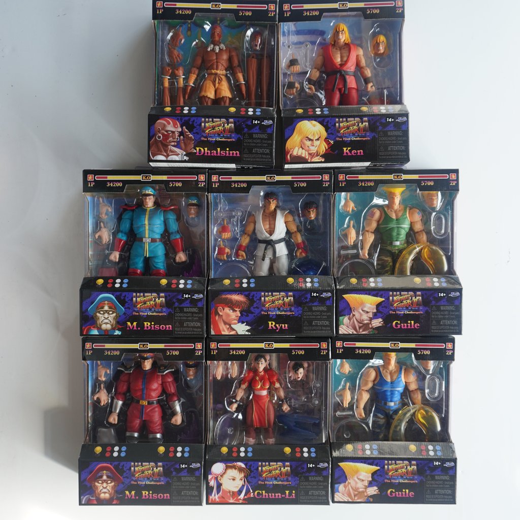 Jada Street Fighter Figure Action Figure Vega Gulichun Rekenlon Dahl Sim Blanca