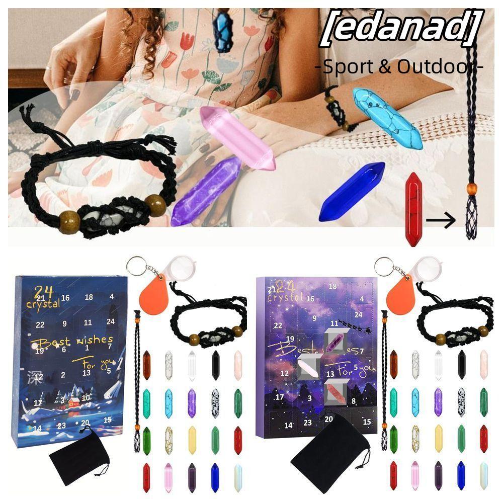 EDANAD Crystals Advent Calendar, Minerals Stone Christmas Advent Calendar, Stone Collector Rocks Hea