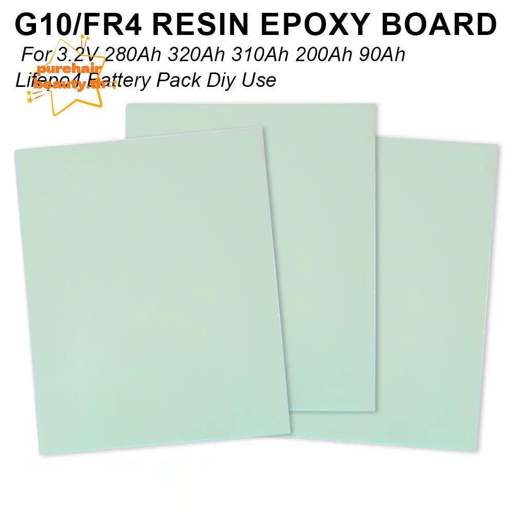 PUREHAIRBEAUTY G10 FR4 แผ่นไฟเบอร์กลาส, แผ่นอีพ็อกซี่สีเขียวอ่อนหนา 0.5 มม., เครื่องพิมพ์บอร์ดทนอุณหภูมิสูง