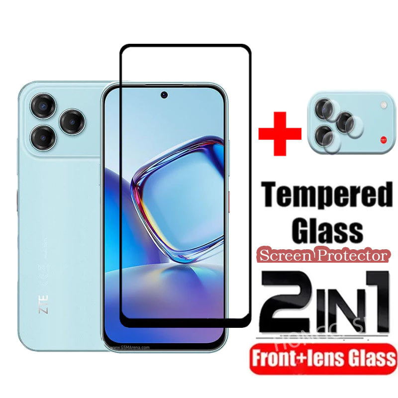 ป้องกันหน้าจอสําหรับ ZTE Blade V80 Max Design Nubia V 80 Pro 5G 2025 กระจกนิรภัยป้องกันฟิล์มด้านหน้าด้านหลังเลนส์