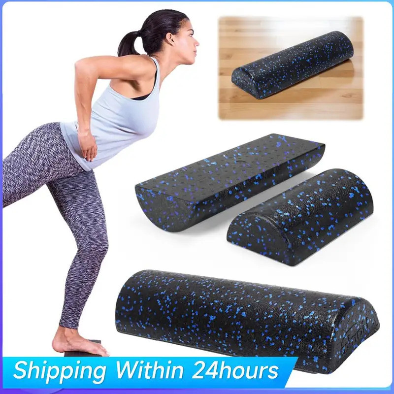 Half Round Yoga Massage Roller Column Muscle Relaxation Yoga Column Roller Tool Foam Massage Roller 