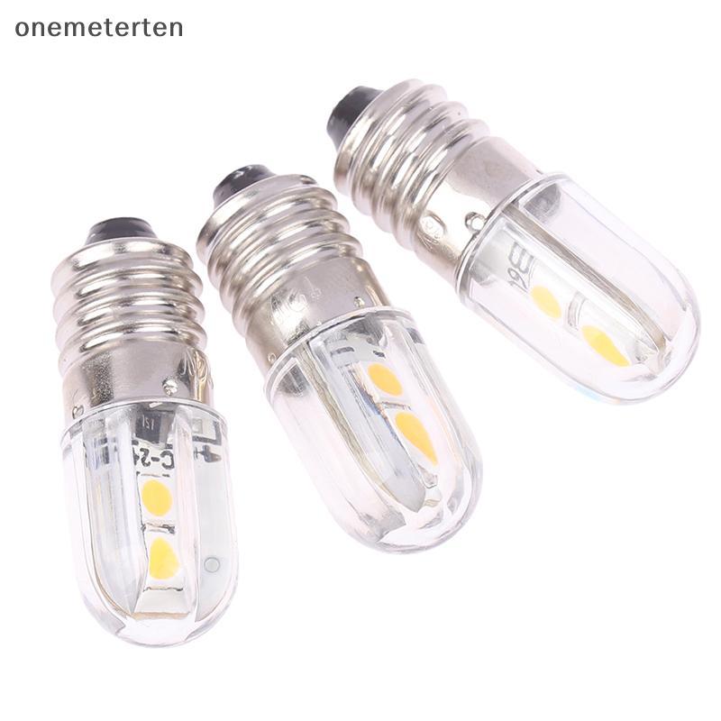 Rten E10 หลอดไฟ LED 4 ดวง 6V 12V 24V อัพเกรด ไฟหน้ามอเตอร์ ไฟหน้าฉายตัวบ่งชี้