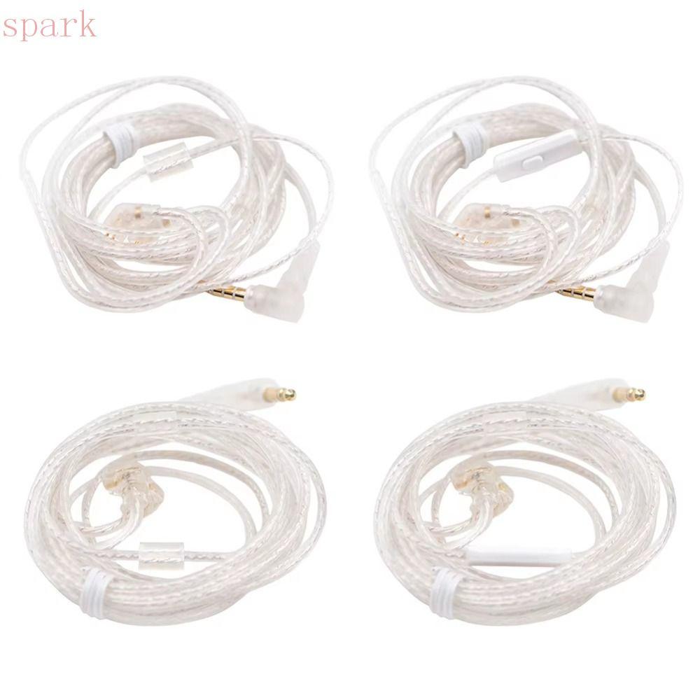 SPARKLE KZ สายหูฟัง,ชุบเงิน 3.5 มม.2PIN KZ หูฟังสายไฟ,แบบพกพาในหูพร้อมไมโครโฟน High-Purity หูฟังแบบม