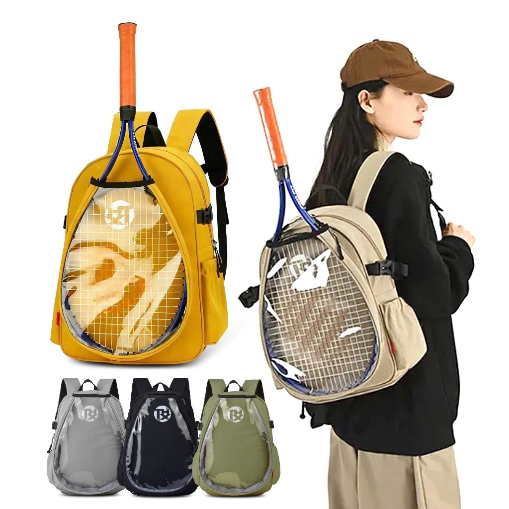 Bagshops-Transparent Padel Backpack P01 Gym Backpack Racket Bag-Padel Bag