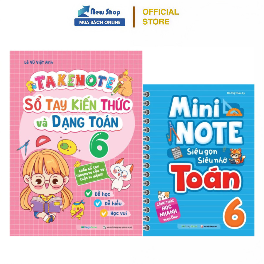 หนังสือ - Takenote Combo - ความรู้คณิตศาสตร์และสมุดสเก็ตช์ภาพ + Mininote - Super Compact, Super Memo